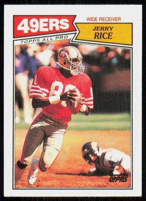 1987 Topps Jerry Rice San Francisco 49ers #115 Foto 1 de 2