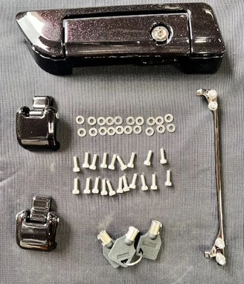 Kit de bisagras y pestillos OS&D Advanblack Hard Candy Mystic púrpura en escamas Foto 1 de 4