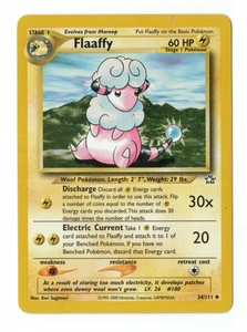 Flaaffy 34/111 Pokémon Karte TCG Neo Genesis Uncommon LP - Bild 1 von 5