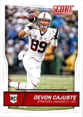 2016 Score Devon Cajuste #402 Stanford Cardinal Football Card - Image 1 of 2