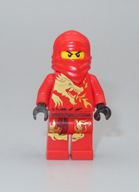 LEGO Kai DX Ninjago red ninja dragon torso minifigure 2507 2254 2518