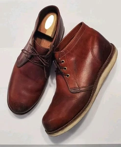 Vintage Rare Original Chippewa  Brown Leather Chelsea Men Size 9.5 E Made In USA - Picture 1 of 16