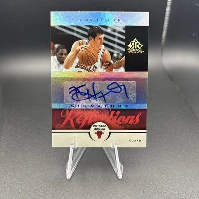 2005 Upper Deck NBA Reflections Signature /25 Red Kirk Hinrich Auto Bulls RARE - Image 1 of 2
