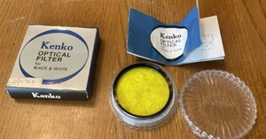 NOB 49mm Kenko SY48 YELLOW K2 Y2  SCREW in OPTICAL GLASS Filter - Picture 1 of 5