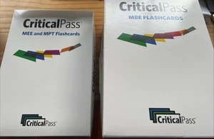 Critical Pass MBE, MEE, MPT Flashcards Bar Exam 2025-2026 COMPLETE Free Shipping - Picture 1 of 2