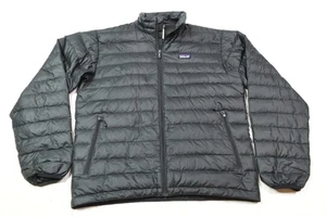 Patagonia Down Sweater Mens Small Black Long Sleeve Full-Zip Hiking Jacket - Picture 1 of 16