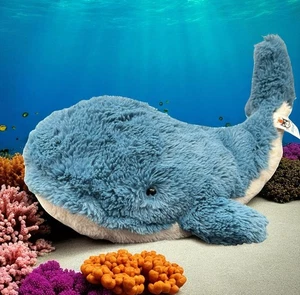 Jellycat Wally Blue Whale 14” Stuffed Soft Plush, no tags - Picture 1 of 13