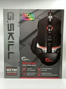 G.SKILL RIPJAWS MX780 Cutting Edge Ambidextrous RGB 8200 DPI Gaming Mouse /SO - Picture 1 of 2