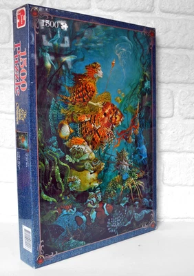 Rare James Christensen ‘Fantasies of the Sea' 1500 Piece Jigsaw Puzzle, Sealed! - Image 1 of 2