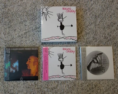 Holger Czukay Mini LP CD Promo Box Set (3 Titles) Japan Authentic Mint New A+ Foto 1 de 4