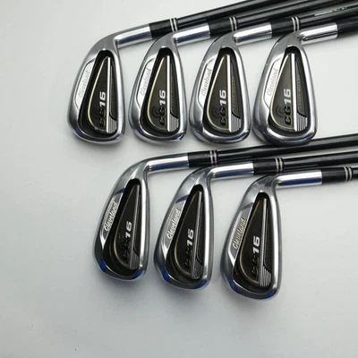 Used Cleveland CG16 Satin Chrome Iron Set / 4 - PW / Regular Flex - Image 1 of 4
