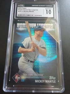 2012 Topps Prime 9 Home Run Legends Mickey Mantle Mint 10 - Picture 1 of 2