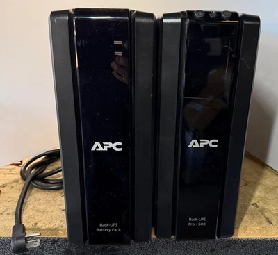 APC UPS Uninterruptible Power Supply, BR1500G + BR24BPG, No Batteries - Image 1 of 4