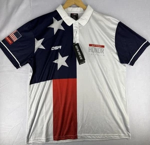 Honor the fallen Salute To Heroes DSA Polo Shirt 3XL War Defence Military BNWT - Picture 1 of 8