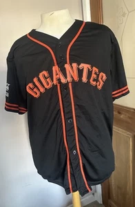 San Francisco Giants 2023 Gigantes SGA Black Replica Baseball Jersey - Mens XL - Picture 1 of 5