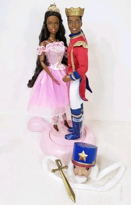 BARBIE AS SUGARPLUM PRINCESS & KEN AS PRINCE ERIC IN THE NUTCRACKER SET 2001 AA - Image 1 of 4
