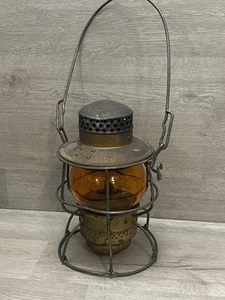 Adlake Philadelphia Reading Lantern Orange Globe Chicago ST Paul Milwaukee  - Picture 1 of 12