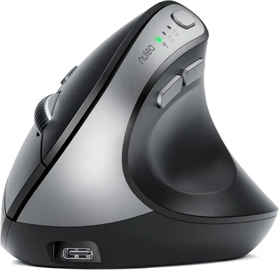 Nulea MD280 Ergonomic Vertical Wireless Mouse - Bluetooth & 2.4G Dual Mode, 4 Ad - Image 1 of 4