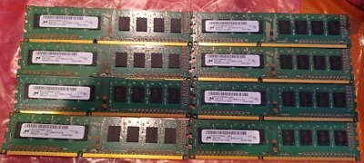 Lot 8x 2GB MICRON PC3-10600U MT8JTF25664AZ-1G4D1  DDR3 ECC SERVER RAM TOTAL 16GB - Image 1 of 4