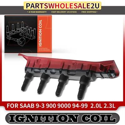 Paquete de bobinas de encendido para Saab 9-3 1999 L4 2,0 L 9000 1990-1998 900 1994-1998 Foto 1 de 4