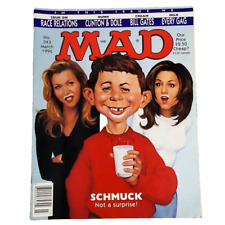 Mad Magazine #343 Mar 1996 Walker Texas Ranger Bill Gates Music Fans Fold-In