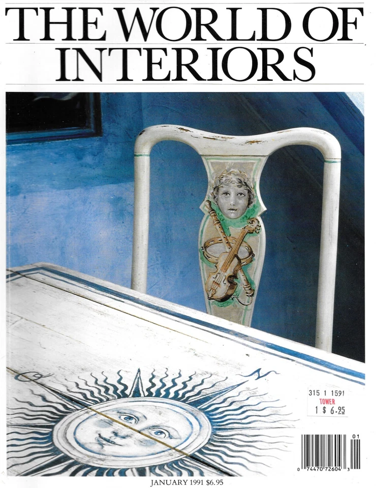 The World of Interiors January 1991 Powderham Castle  Sweden's ceramic stoves - Image 1 of 1