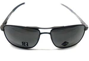 NEW OAKLEY GAUGE 6 TITANIUM SUNGLASSES Pewter Frame Prizm Black Polarized Lenses - Picture 1 of 8