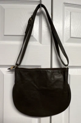 Bolso de hombro vintage todo cuero Bellini MARRÓN Foto 1 de 4