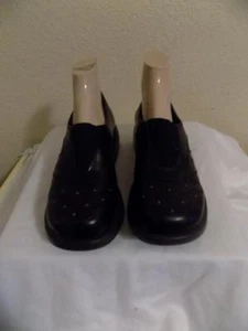 Dansko Black Leather Clogs Mule  Slides Shoes Shoe Size 37 (US 6.5-7 ) - Picture 1 of 1