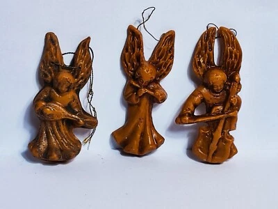 Nachlaß alte Wachs - Engel Christbaumanhänger  Weihnachtsbaum Weihnachtsschmuck - Bild 1 von 2