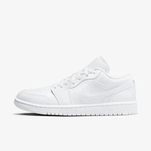 Nike Air Jordan 1 Low Triple White Mens Basketball Shoes 553558-126 Size 11 - Picture 1 of 6