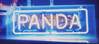 Panda Neon Sign 14"x5" Acrylic Box Light Lamp Hanging Standable Decor UX