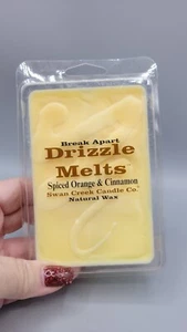Swan Creek Candle Co Break Apart Drizzle Melts "Spiced Orange & Cinnamon 5.25 Oz - Picture 1 of 2