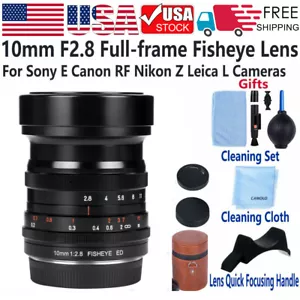 7artisans 10mm F2.8 Fisheye Lens For Canon EOS R 5 6 a RP Sony E Leica L Nikon Z - Picture 1 of 24