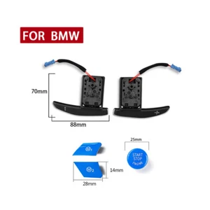 Steering Wheel M1 M2 Buttons+Gear Shift Paddle Shifters Kit For F20 F22 F30 F32 - Picture 1 of 8