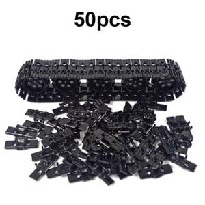 50pcs LEGO Black Treads Technic Track Link Mindstorm EV3 tractor tank X-LARGE - Picture 1 of 3