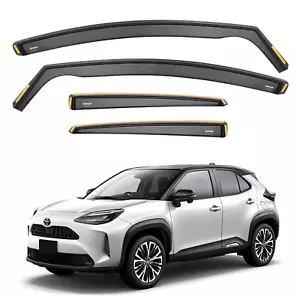 ISPEED Wind Deflectors for Toyota Yaris Cross 2021-2024 5-Door 4pc Set Visors - Picture 1 of 9