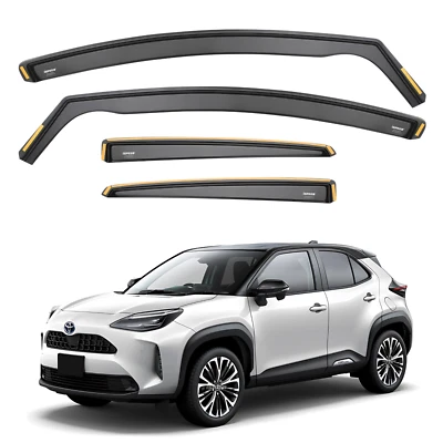 ISPEED Wind Deflectors for Toyota Yaris Cross 2021-2024 5-Door 4pc Set Visors - Image 1 of 4