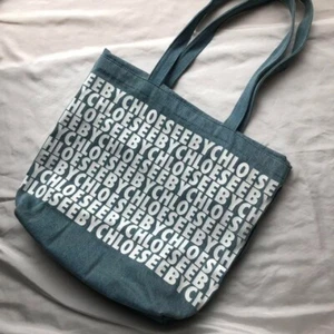 See by Chloé Hand Bag Tote Bag Denim  color BlueUSED - Picture 1 of 9