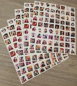 72pcs Stickers Anime Demon Slayer/Luggage/Skateboard/Guitar/Laptop - Picture 1 of 2