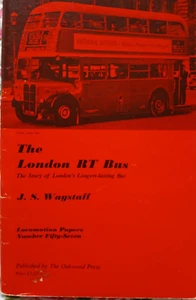 vintage THE LONDON RT BUS book / booklet by the oakwood press 1978 - Picture 1 of 10
