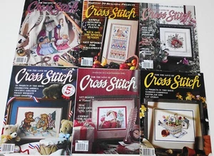 Lot of 6 For The Love Of Cross Stitch Patterns 1992-2002 - Foto 1 di 4