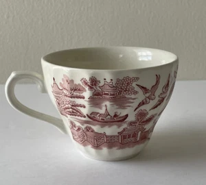 Vintage Churchill Willow Rosa Pink Coffee Tea Cup Replacement - Made in England - Picture 1 of 7