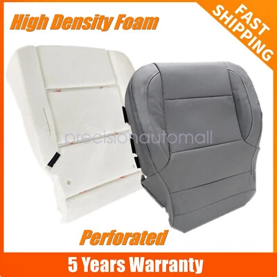 Cubierta de asiento de aire acondicionado gris y almohadilla de espuma para parte inferior del conductor Chevy Silverado LT LS 2014-2019 Foto 1 de 4