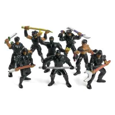 Lote de 8 figuras de acción vintage Mattel GUTS Aikido Force 1986 Foto 1 de 4