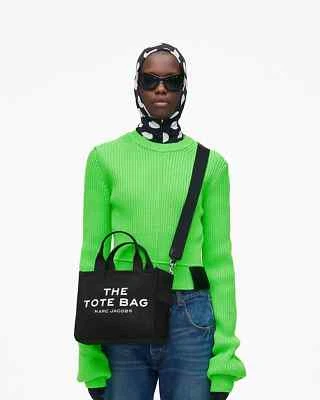 Bolsa tote Marc Jacobs The Canvas pequena, preta $175 (ver estado) - Imagem 1 de 4