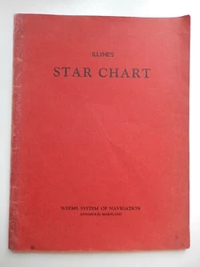 Illyne's STAR CHART (Annapolis 1939) Weems System of Navigation RARISSIMO! - Picture 1 of 1