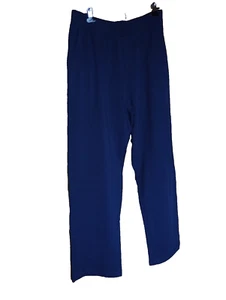 NWOT Tall Womens stretch pants Blue LG with 33.5 inseam 32 waist Woman Within - Picture 1 of 20