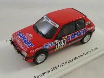 Spark Peugeot 205 GTi #132 Delecour Rally Monte Carlo 1986 1/43 S9456 - Immagine 1 di 3