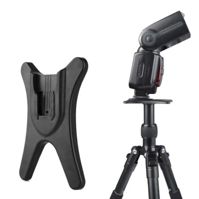 Black Hot Shoe Flash Lights Stand Flashgun Base Holder For Nikon Speedlite Canon - Image 1 of 4